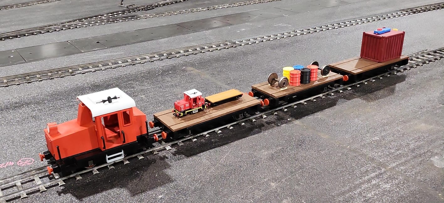 Flachbettwagen für 5 Zoll